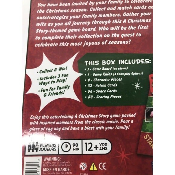 A Christmas Story CARD SCRAMBLE Board Game- NEW - Picture 4 of 4